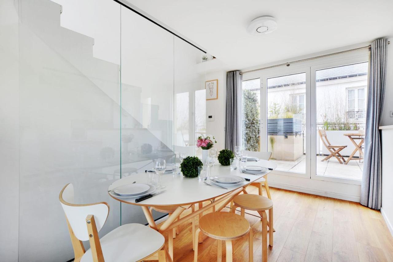 Ferienwohnung Exceptional Triplex With Terrace - Montmartre Paris Exterior foto